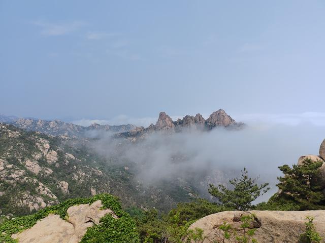 去爬崂山（仰口与太清两座山）