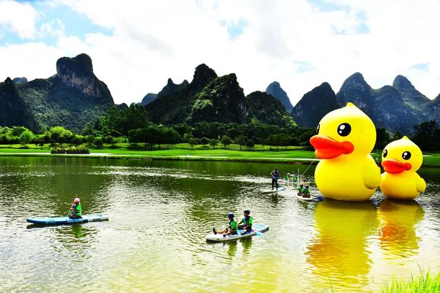 桂林：浆板荡漾桂海晴岚！