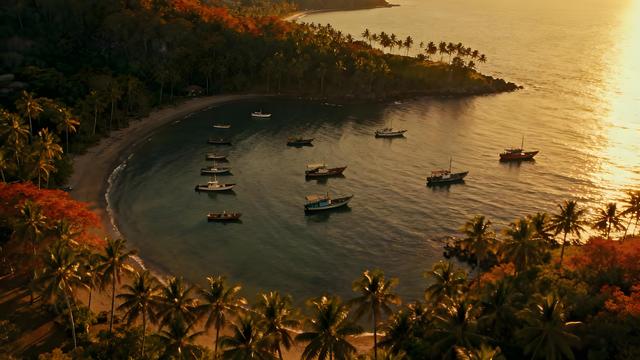 木棉吹雪映琼波，椰影摇风入画幽 —— 海口清秋寻梦录