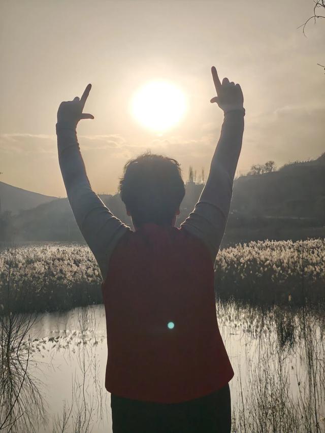 宣化瓦窑头水库芦苇成片，水天一色值得观看