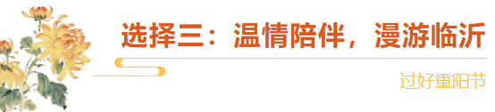 重阳节，在临沂这样过——9.9元景区特惠、赏菊、登高、祈福……