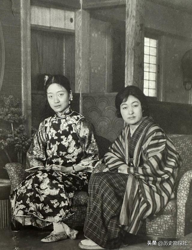 这才是皇后婉容的真实样貌，并非演员扮演，货真价实的罕见照片！