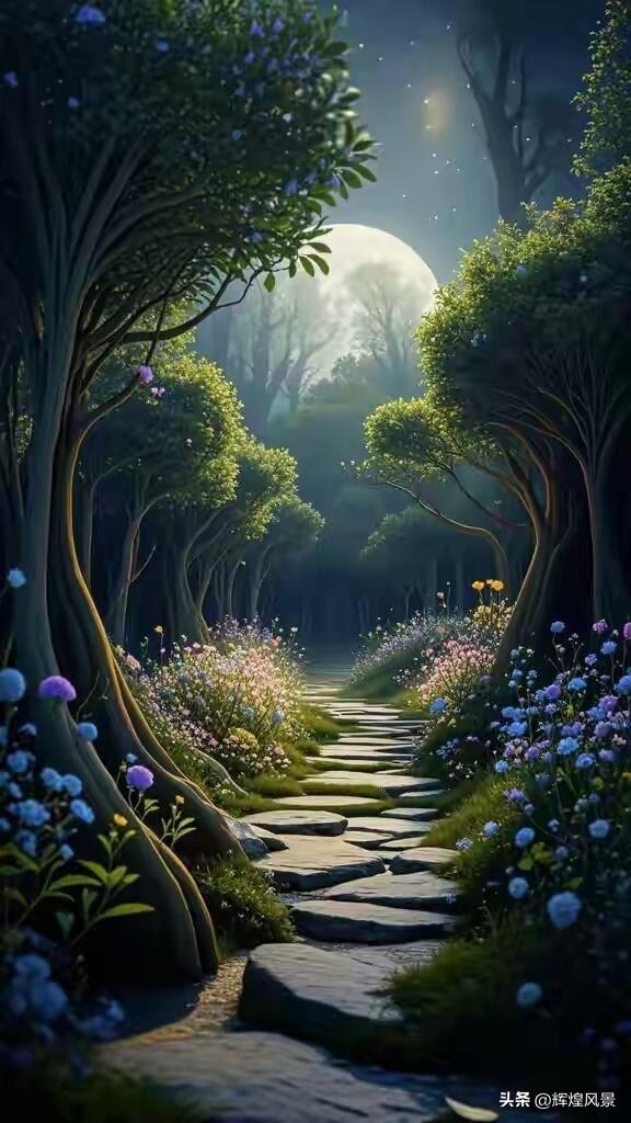 幻想中的花园，如同精灵一般 啊太美了！