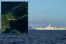 055万吨大驱，突然穿插到美菲身后！南海战云密布，我们准备好了图片