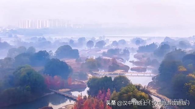 汉中清晨的“流动水墨画”,美成冬日限定仙境!