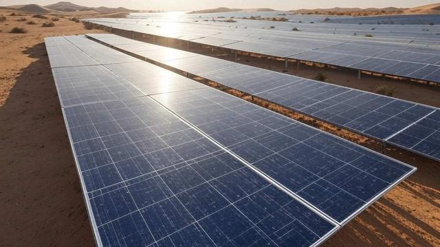 中国科学家意外证实沙漠中的太阳能电池板可以唤醒荒漠生态系统