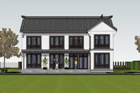 宽15米深8米长方形宅基地怎么建房？内部设计大公开图片