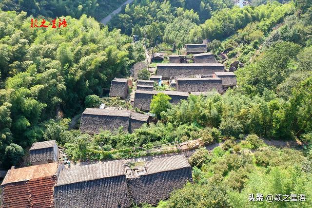 原滋原味的古村落，石墙瓦房筲箕斗，只有老人和狗