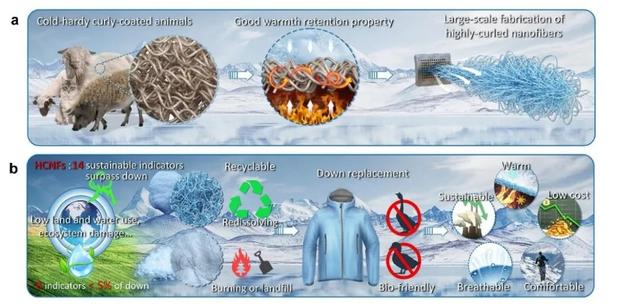 清华大学Nature Sustainability：仿生超细纤维用于可持续隔热材料