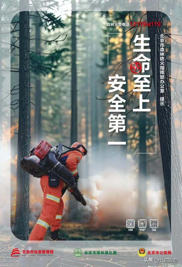 北京已正式进入森林防火期！