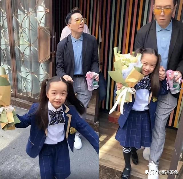 演员温兆伦现状：定居北京，61岁不显老依然帅气，10岁女儿很漂亮