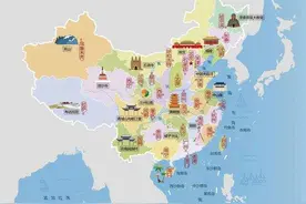 地图上的人文：华南地区图片