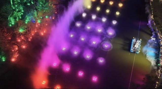 夜游爆款！千山音乐喷泉+实景演艺火出圈