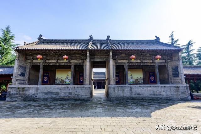 万荣后土庙藏秘，秋风楼嵌千年碑，汉武帝辞赋留痕