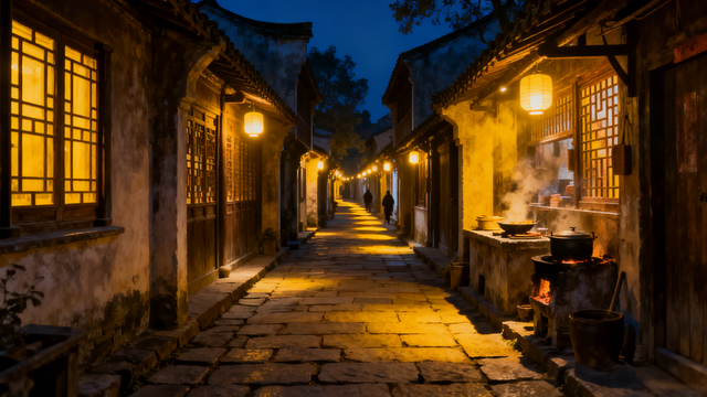 暮色四合时，总有一盏灯，先于星星点亮。