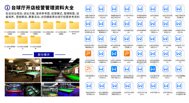 新手开台球厅全流程攻略分享！台球厅开店经营资料包