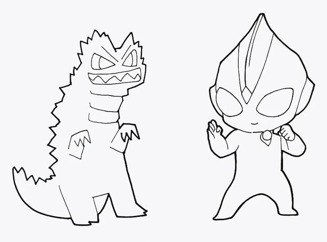 儿童画教程｜光之战士：奥特曼出击！