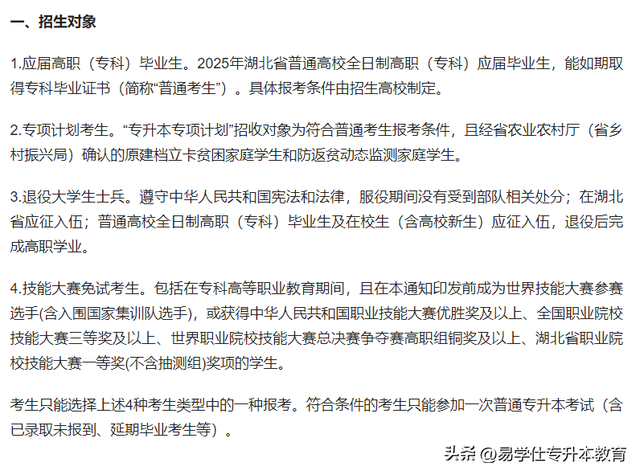 专升本报名最基本的条件和要求！