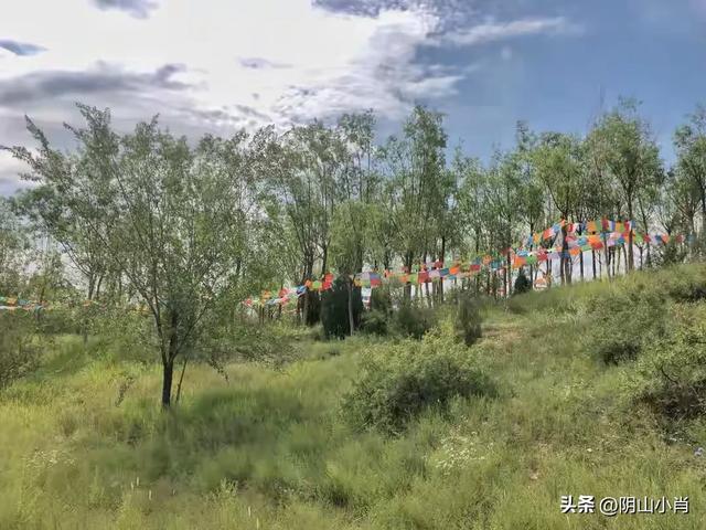 行走包头市昆都仑区战国赵北长城遗址公园