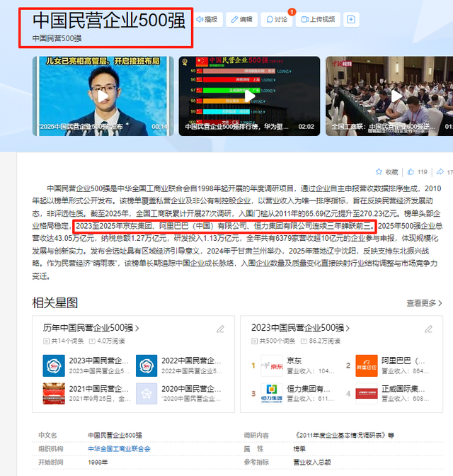 最新出炉！2025民营企业500强排名，小米16华为第4，第1雷打不动