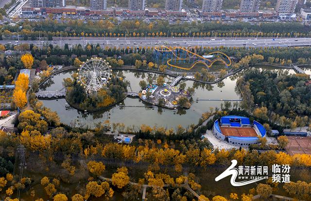 【视觉临汾】初冬临汾层林尽染 城市湿地如诗如画