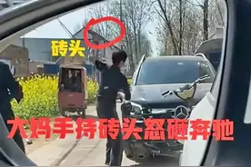 亏大了！蒜苗被轧大妈怒砸奔驰后续：车主定损37000，可能不用赔图片