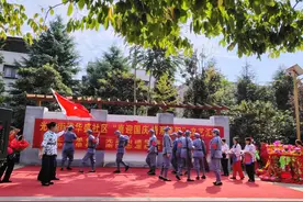 卧龙区光武街道开展“喜迎国庆 情系重阳”文艺汇演活动图片