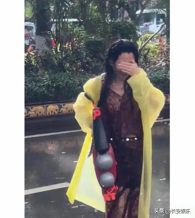 森林北泼水节生图，没了滤镜后，就是普通人，没有说的那么漂亮