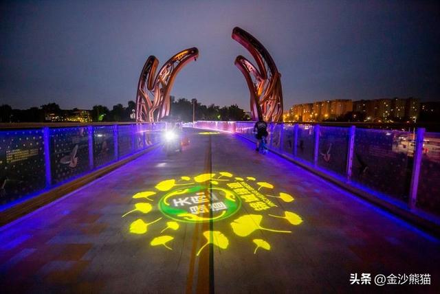 100公里成都绕城绿道上的桥梁美景