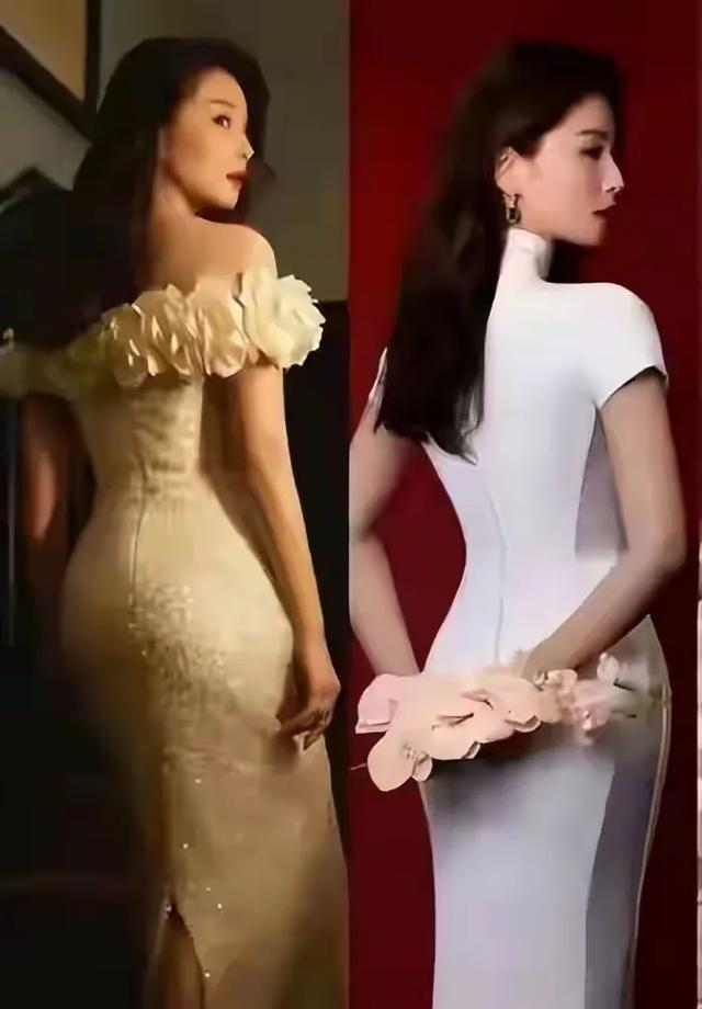 刘涛这肥臀，美背太高级了 ​，显得臀部很翘