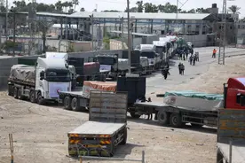 中方向加沙追加援助，以色列叫嚣若物资落到哈马斯手中，必将报复图片