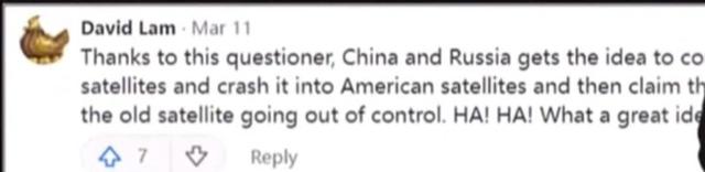 美论坛：当国际空间站退役时，能不能控制它撞向中国空间站？