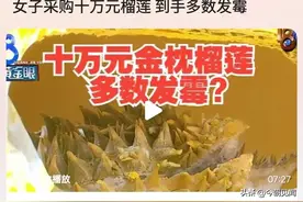 女子采购十万元榴莲，到手后发现多数发霉！卖家告知女子无售后？图片