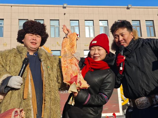 鄂温克族自治旗冬季游牧文化体验季伊德喜冬储肉大集伊敏河镇专场火热开集