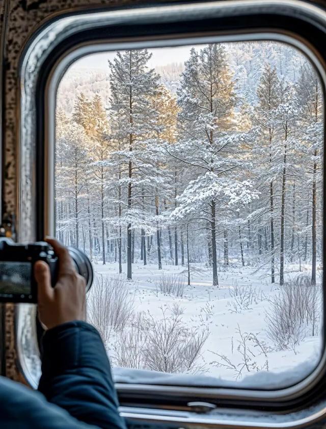 惊！呼伦贝尔这里下雪了！