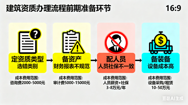 建筑资质办理流程（含核心难点与成本费用）