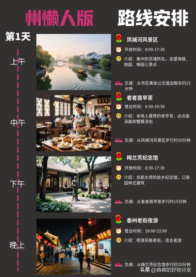 泰州3天2夜慢旅行