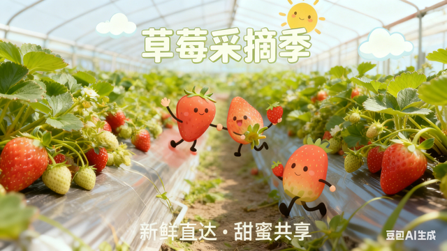 周末去哪？在安陆，实现“草莓自由”！