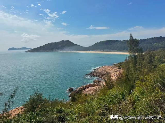 惠州双月湾，内海与外海的海韵迥然不同
