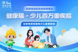 互联网保险重构少儿健康防线，招商信诺联合蚂蚁保推出健康福・少儿百万重疾险图片
