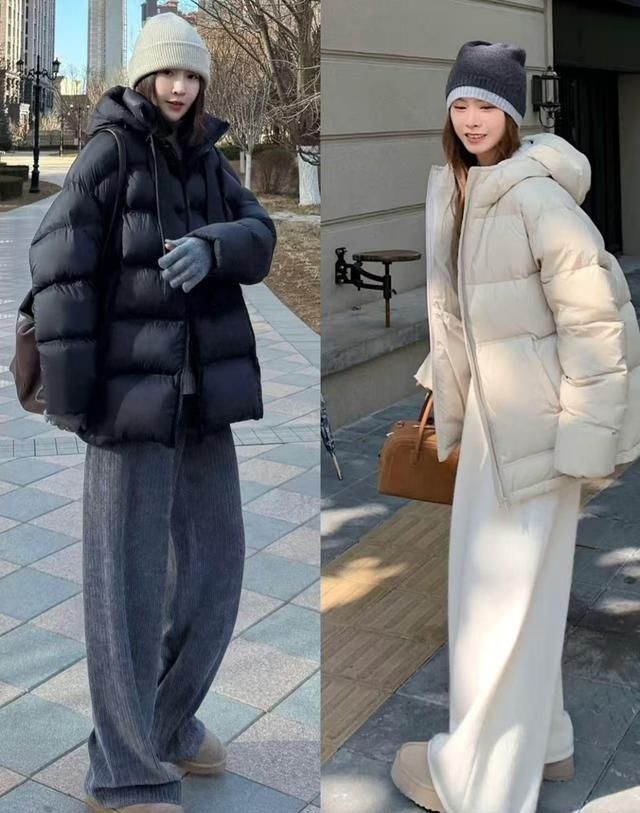 立冬后才发现：“羽绒服”最受欢迎，配长裤就行，保暖舒适又时尚