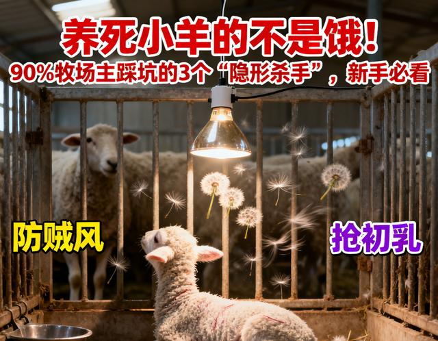 养死小羊的不是饿！90%牧场主踩坑的3个“隐形杀手”，新手必看