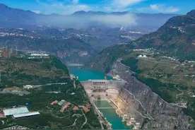 四川境内库容量排名前十的水库，第一达206.27亿立方米图片