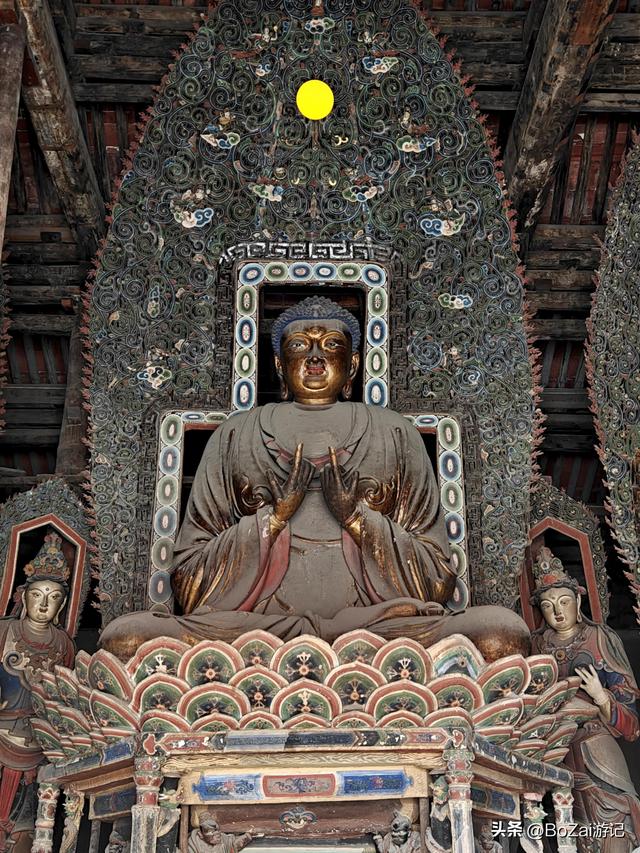 朔州国三古寺，金代弥陀殿五绝，减柱造太震撼