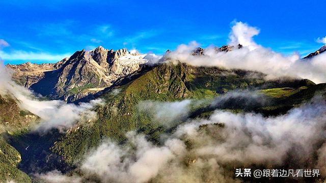 《219西藏南南线》中尼边境：乃夏村 晨雾织彩缎，田园藏仙境