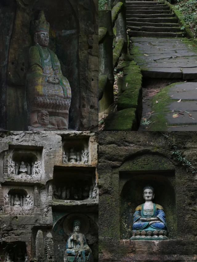 成都1h被严重低估的清幽徒步路线，探访千年古迹下的小众秘境！