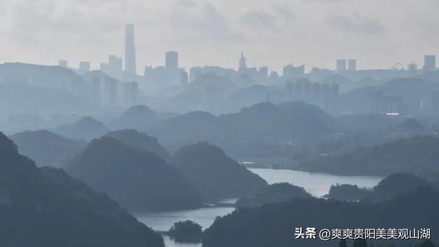 观山湖晨曦秘境 | 登九龙山顶 邂逅“小千岛湖”如画风光