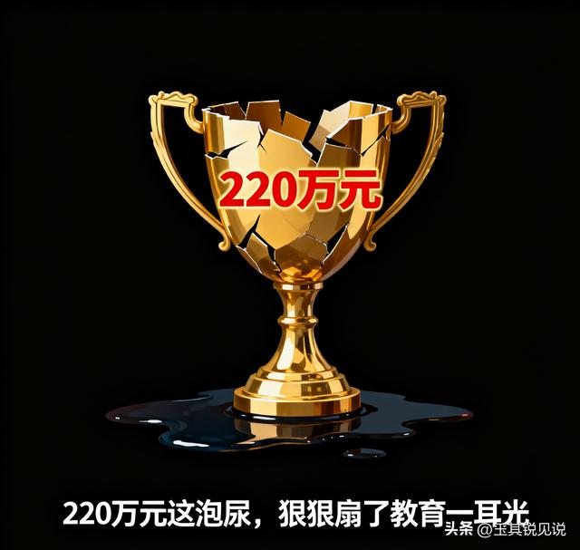 220万元这泡尿，狠狠扇了教育一耳光