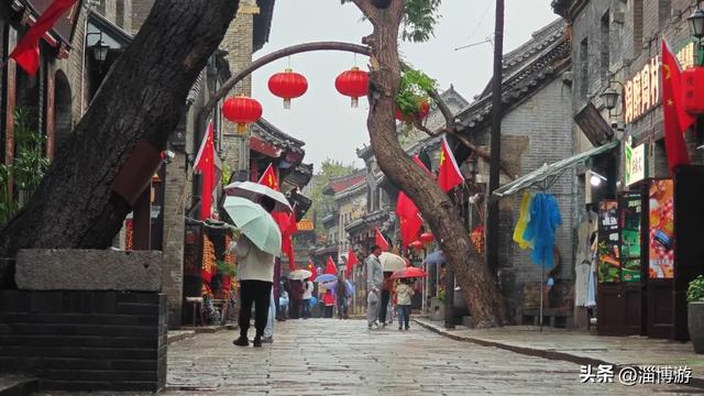 下雨天来淄博周村古商城看看吧,烟雨旱码头,藏着鲁商的实在
