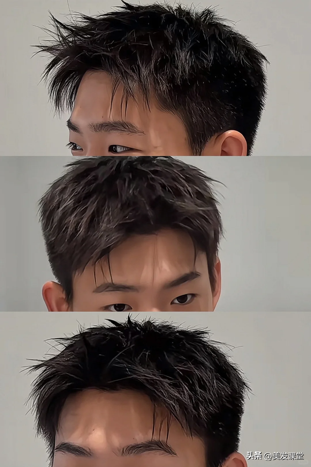 男生选对发型太重要了，剪个短发清爽又精神，出门不费时间打理